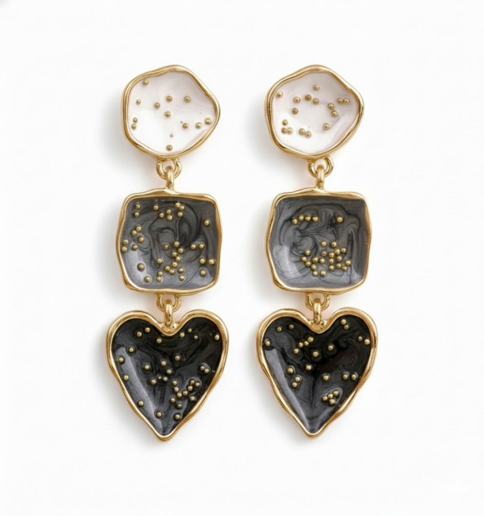 Pastel Romance Triple Drop Earring